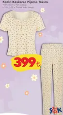 KADIN KAŞKORSE PİJAMA TAKIMI KADIN KAŞKORSE PİJAMA TAKIMI